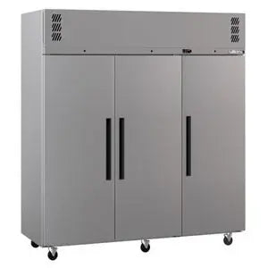 Pearl - Three Door Stainless Steel Upright Storage Freezer - LP3SS Mattys