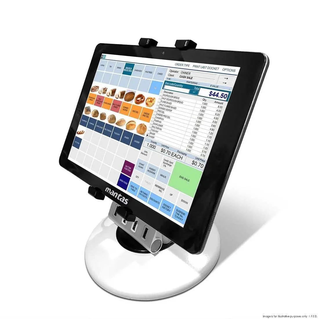 F.E.D Flag Mantas 1000 All In One Turnkey POS Solution - M1000-AIO-10 Mattys
