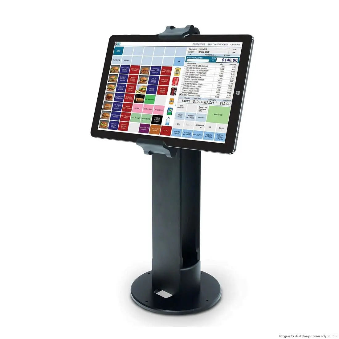 F.E.D Flag Mantas 1100 All In One Turnkey POS Solution - M1100-AIO-10 Mattys