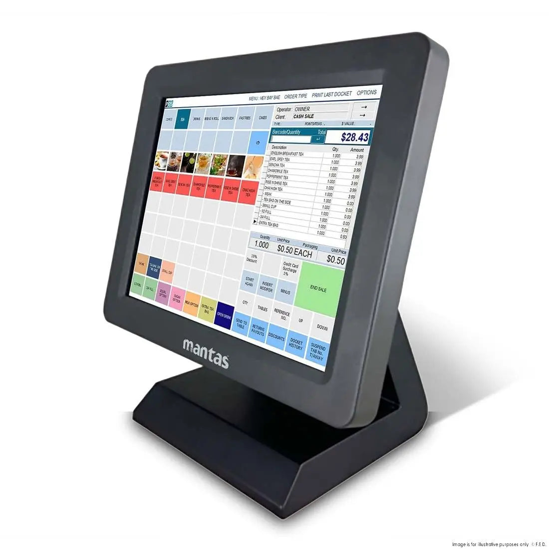 F.E.D Flag Mantas 1200 All In One Turnkey POS Solution - M1200-AIO-12 Mattys