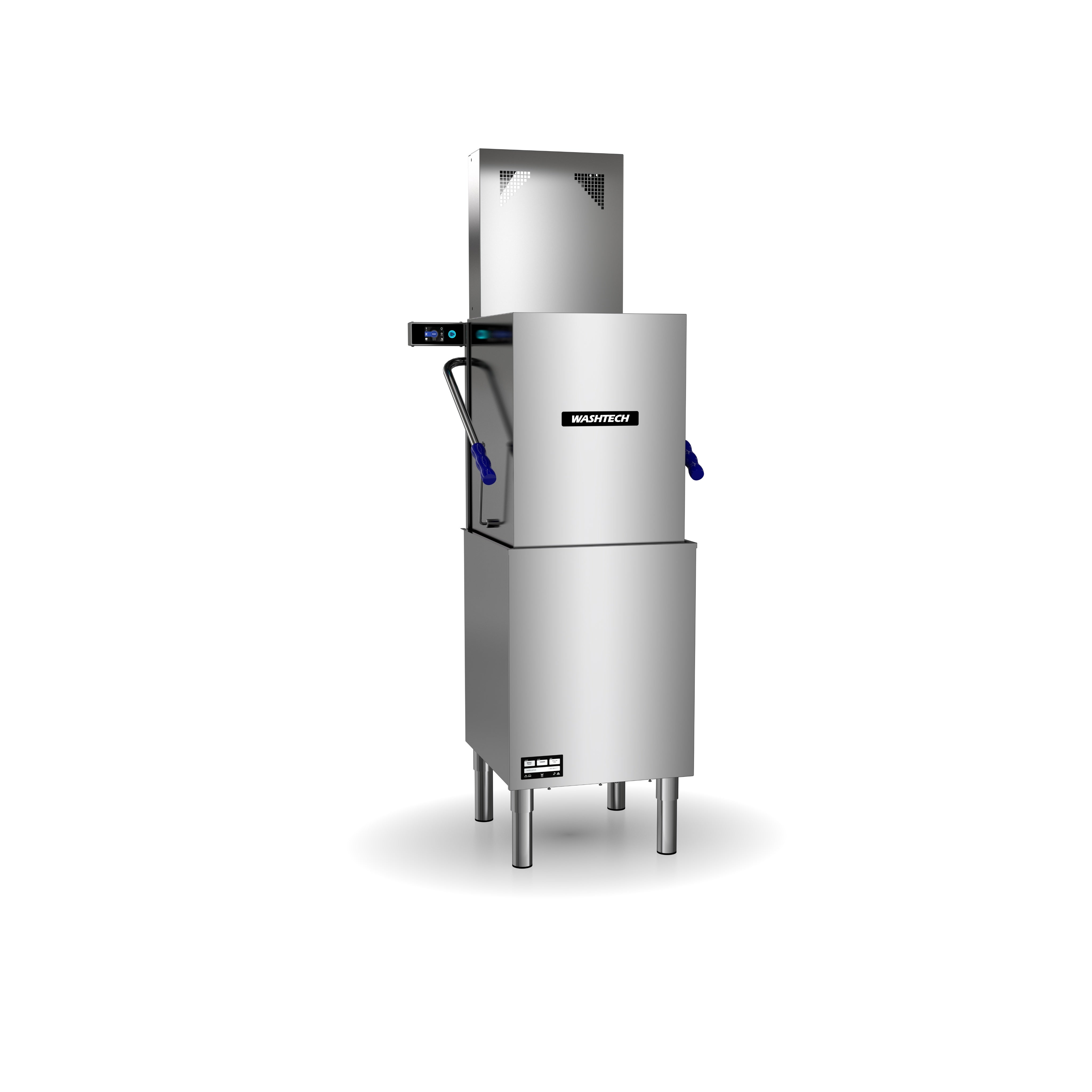 Washtech Professional Passthrough Dishwasher with Heat Condensing Unit 450mm Rack M1C