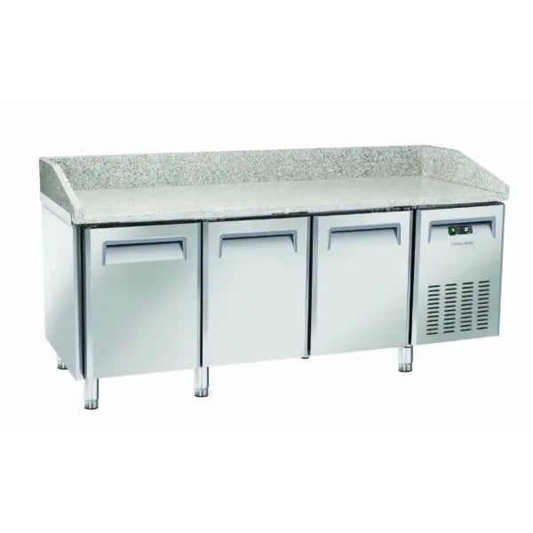 Marble Top Pizza Fridge 3 Door Mattys