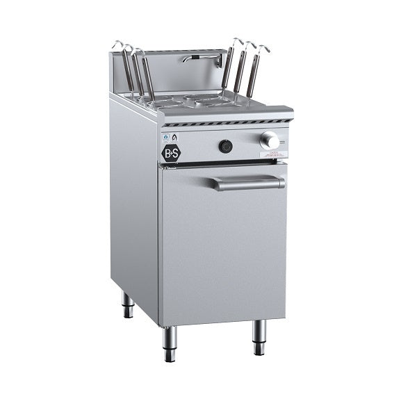 SALE B+S Black NC-6 Gas Noodle Cooker 6 Baskets Mattys