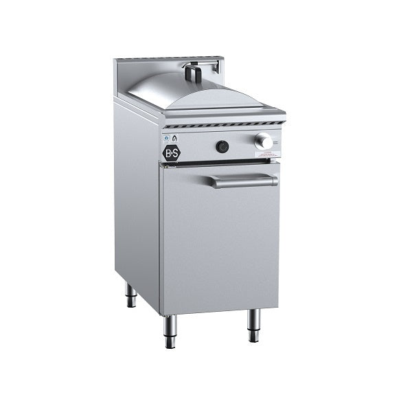 B+S Black NC-CF Gas Noodle Cooker with Cheung Fun insert Mattys