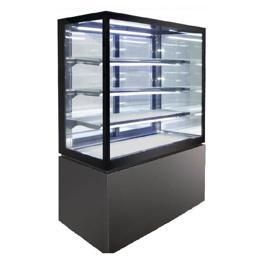 Anvil NDSV4720 Square Glass Cake Display 4 Tier Mattys