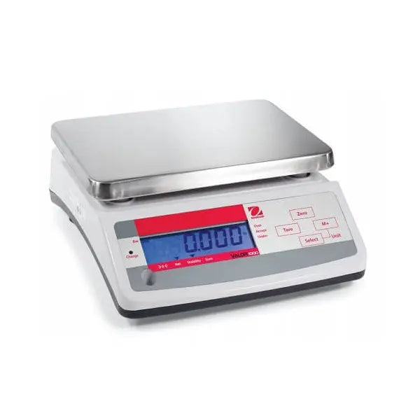 Benchtop Ohaus Valor 1000 Compact Bench Scale - 3kg x 0.5g - OHA30539398 Mattys