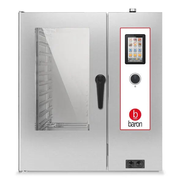 Baron OPVET101 10 X 1/1GN ELECTRIC DIRECT STEAM COMBI OVEN WITH ELECTRONIC TOUCH SCREEN CONTROLS Mattys