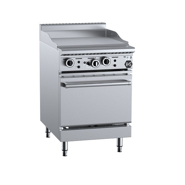 B+S Black OV-GRP6 - Gas Oven with 600mm Grill Plate Mattys
