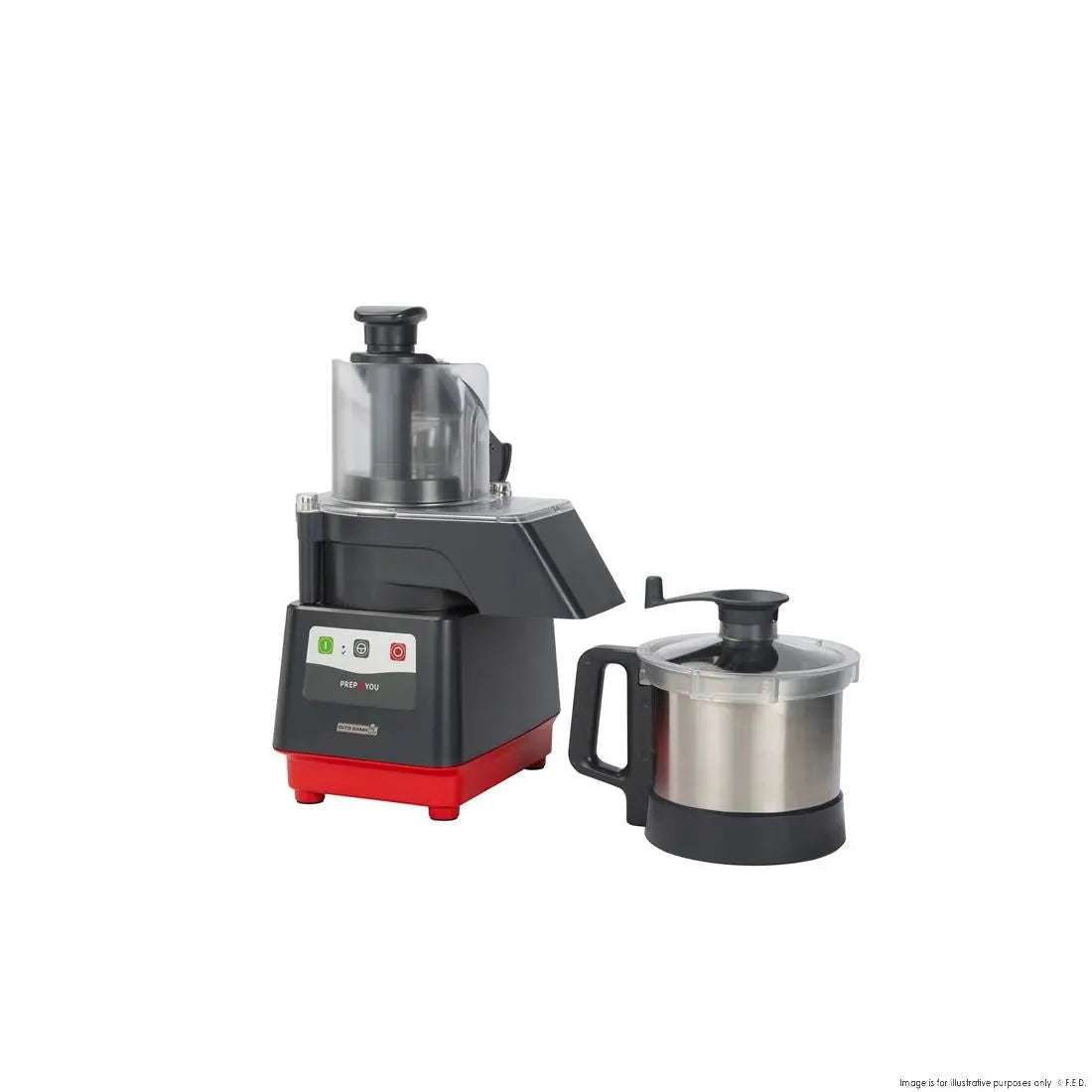 Food Preparation F.E.D DITO SAMA-P4U-PS301S3- PREP4YOU Combination Cutter/Slicer 1 Speed 3.6L Stainless Steel Bowl - P4U-PS301S3 Mattys