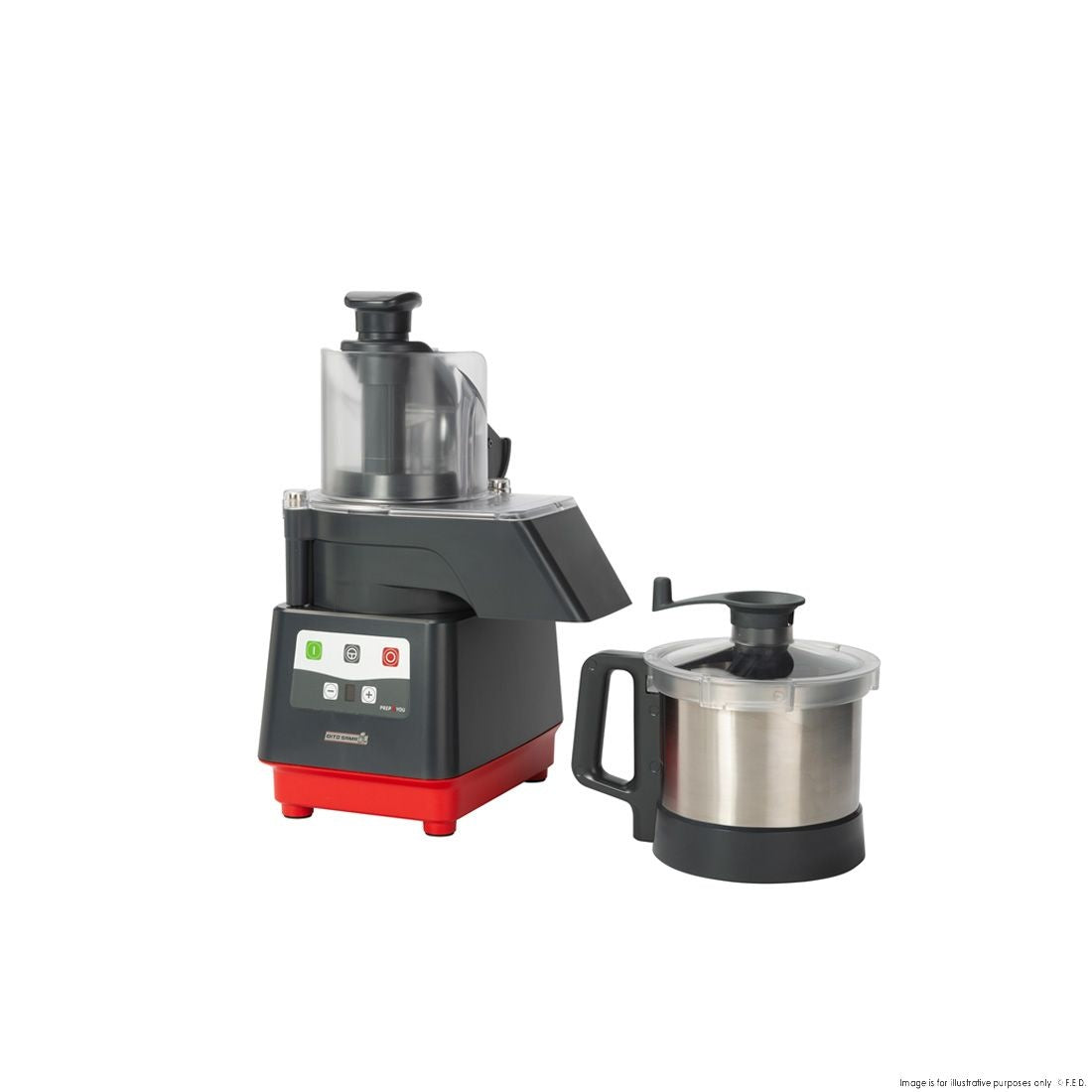 Food Preparation F.E.D DITO SAMA-P4U-PV301S3- PREP4YOU Combination Cutter/Slicer 9 Speeds 3.6L Stainless Steel Bowl - P4U-PV301S3 Mattys