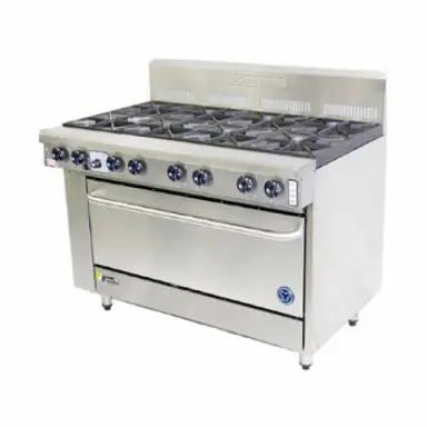 Cook Tops Goldstein 8 Burner Gas With Electric Fan Forced Oven 705mm - PF828EFF Mattys