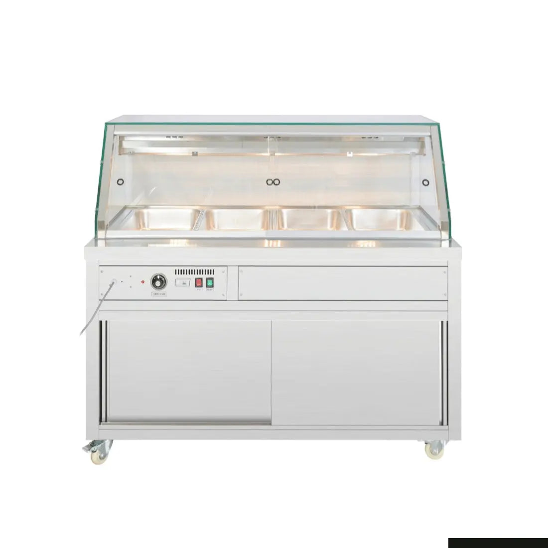 F.E.D Thermaster Wet and Dry Bain Marie Display 4x1/1 GN Pans PG150FE-XG Mattys