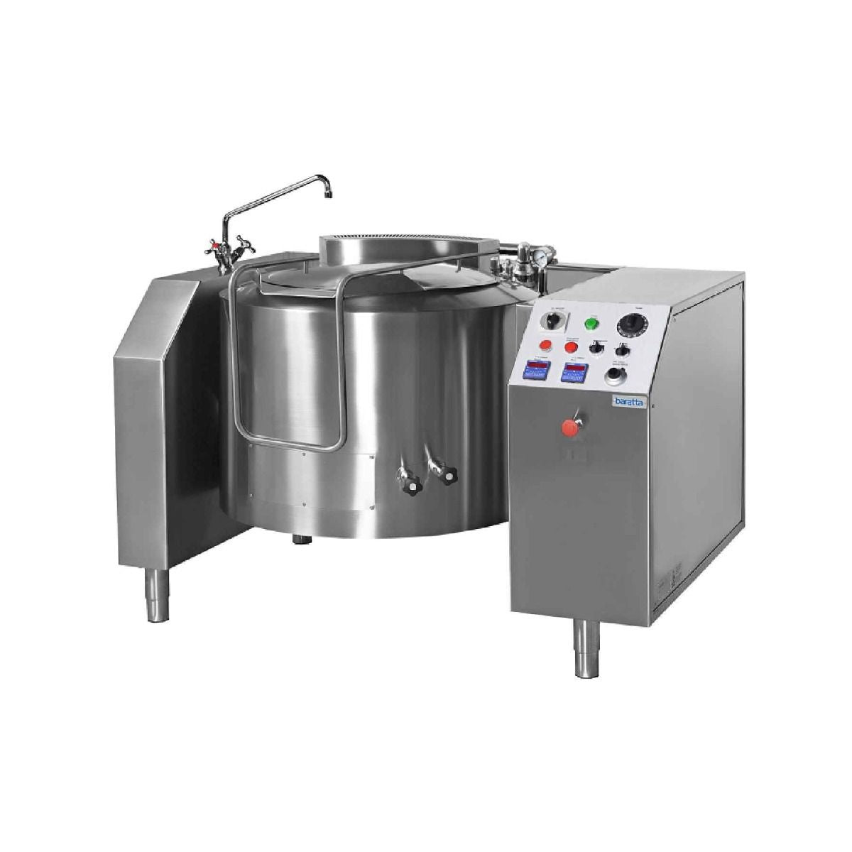 Baratta Indirect Gas 220 Litre Jacketed Boiling Pan With Auto Mixing - PGRM-220 Mattys
