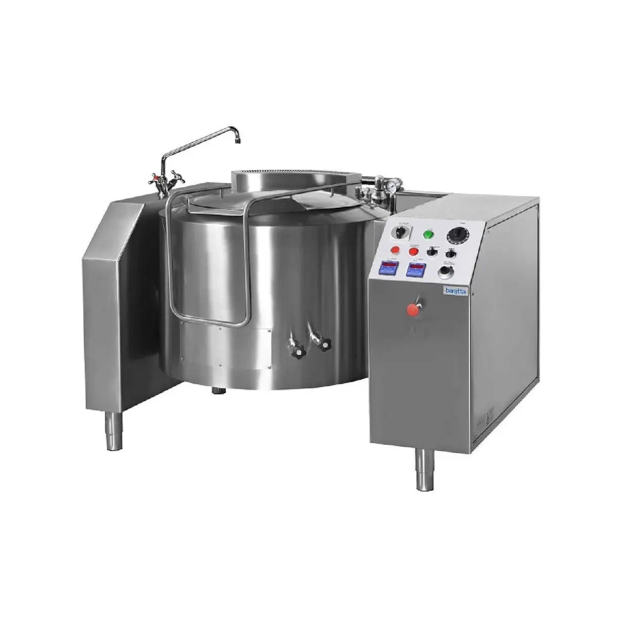Baratta Indirect Gas 220 Litre Jacketed Boiling Pan With Auto Mixing - PGRM-220 Mattys