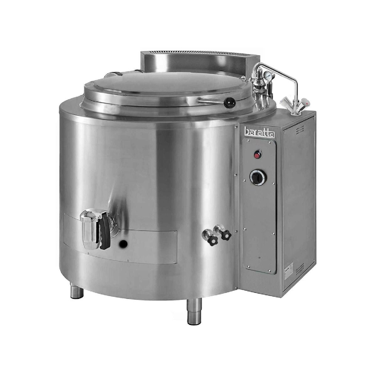 Baratta PIA-200G Indirect Gas 220 litre Jacketed Stationary Boiling pan Mattys