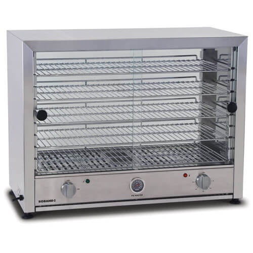 Roband PM100LG Pie Warmer With Light & Doors Both Sides (100 Pies) Mattys