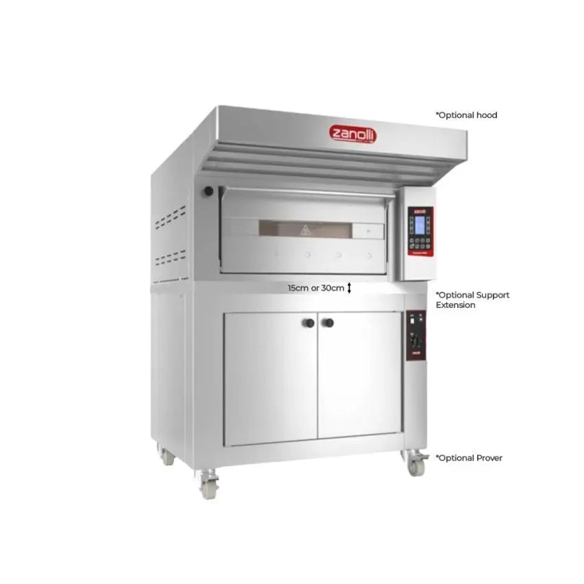 Zanolli Teorema Polis 2/MC26-1 Single Deck Bakery Oven - 2 Tray (400 X 600) Capacity POM2E06A Mattys