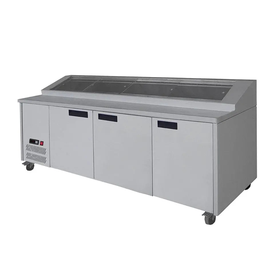 F.E.D Preparation Fridges three door DELUXE Pizza Prep Bench PPB/21 Mattys