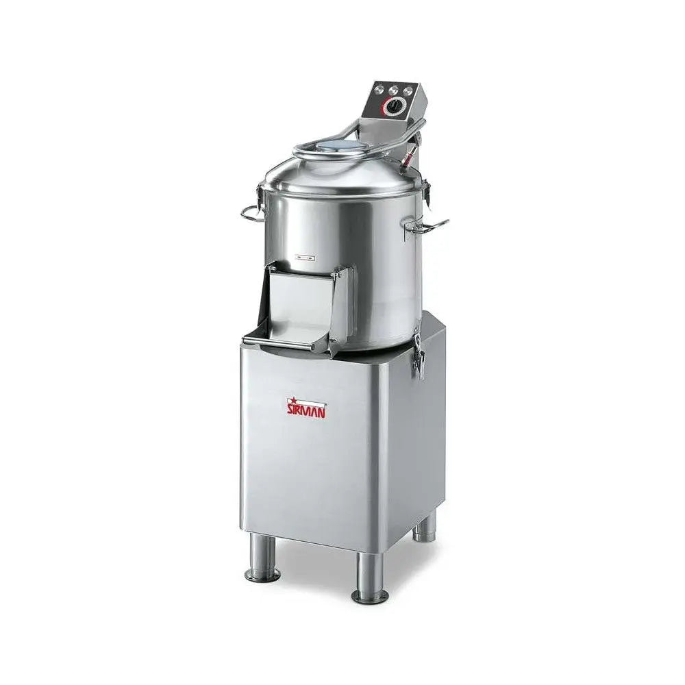 Sirman PPJ20 freestanding 400V Potato Peeler 20kg / 35L Batch Capacity Mattys