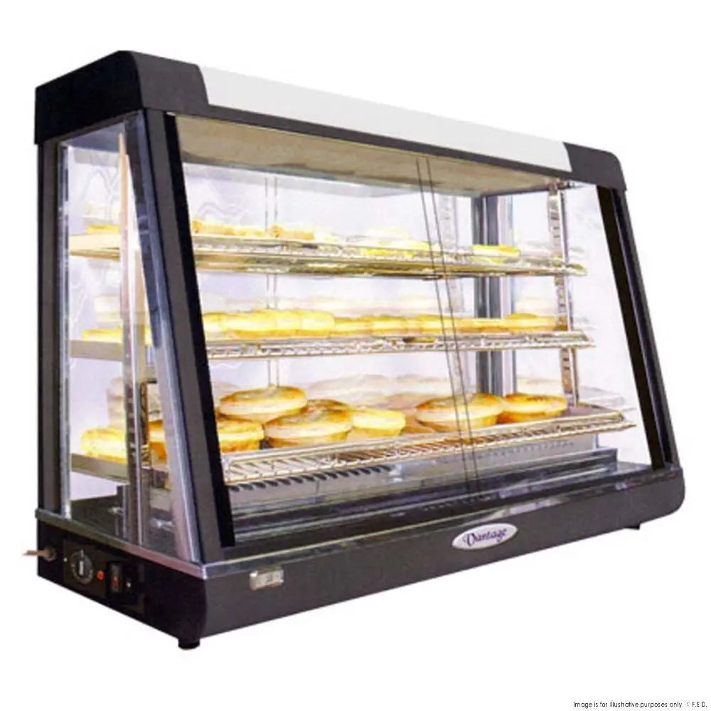 F.E.D. BenchstarPW-RT/1200/1E All Stainless Steel Pie Warmer and Hot Food Display 100 Pies Mattys
