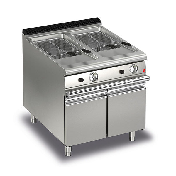 Baron Q70FRI/G815 2 Basin Gas Deep Fryer 2x15L