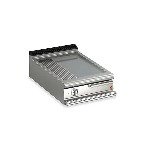 Baron 1 Burner Electric Fry With Smooth and Ribbed Mild Steel Plate And Thermostat Control - Q70FT/E620 Mattys
