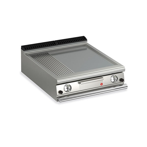 Baron 2 Burner Gas Fry With Smooth & Ribbed Mild Steel Plate - Q70FT/G820 Mattys