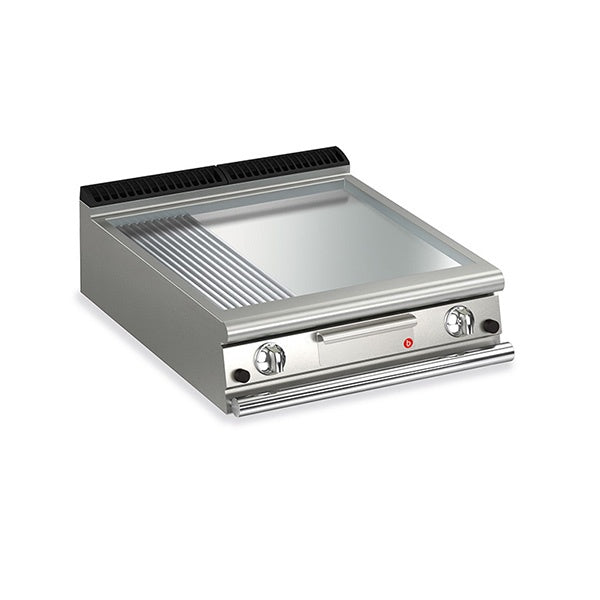 Baron Burner Gas Fry With Smooth and Ribbed Chrome Plate And Thermostat Control - Q70FTT/G825 Mattys