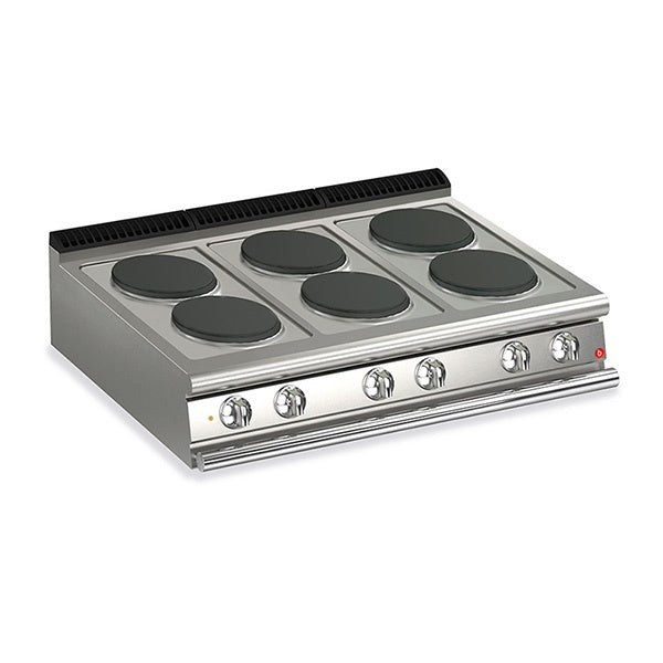 Cook Tops Baron Six Burner Electric Cook - Q70PC/E120 Mattys
