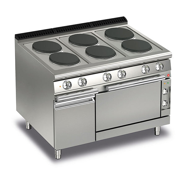 Baron Q70PCF/E120 6 Plate Electric Cook Top with Electric Oven