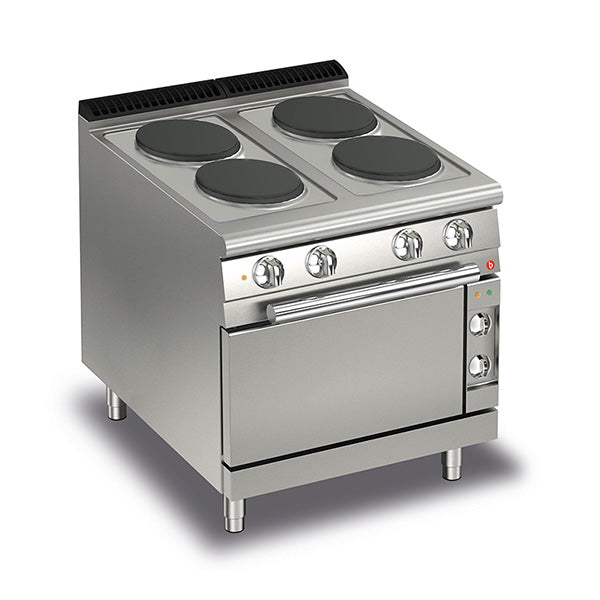 Baron Q70PCF/E800 4 Plate Electric Cook Top with Electric Oven