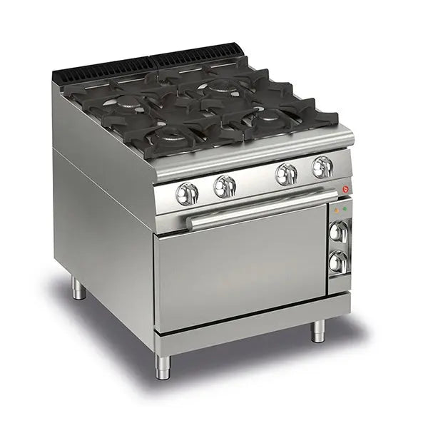 Cook Tops Baron Q70PCF-G8005 - 4 Burner Gas Cook With Gas Oven - Q70PCF/G8005 Mattys
