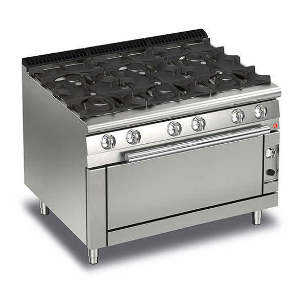 Baron Q70PCFL/G1205 6 Burner Gas Cook Top with Large Gas Oven