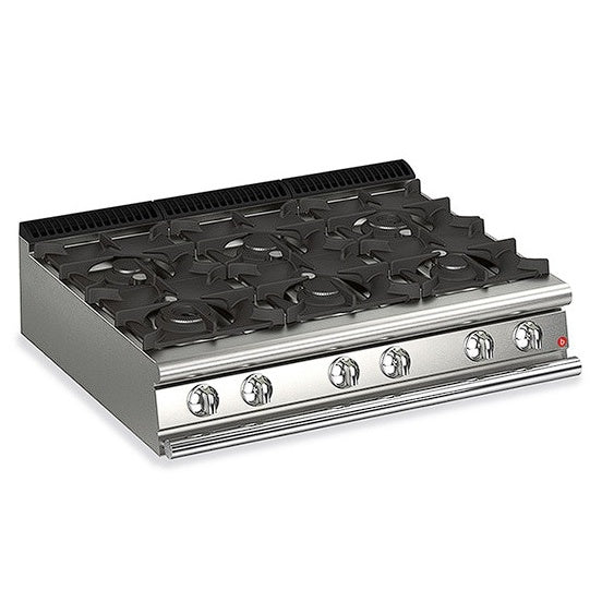 Cook Tops Baron 6 Burner Gas Cook - Q70PC/G1205 Mattys