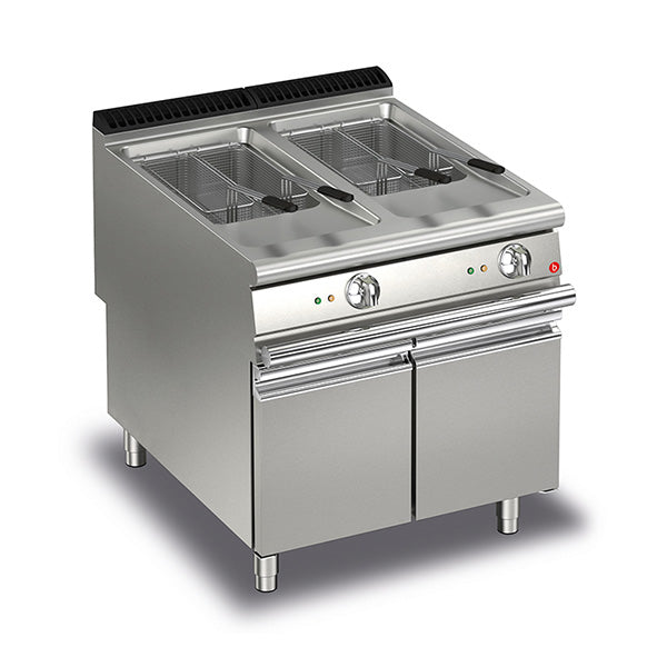 Baron Q90FRI/G823 2 Basin Gas Deep Fryer 2x23L