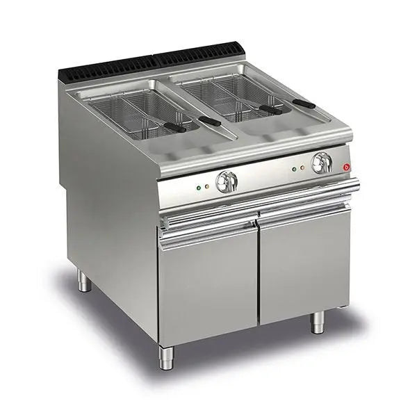 Baron Q90FRI/G823 23+23L Double Basin Gas Deep Fryer Mattys