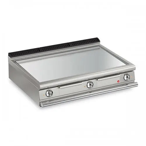 Baron | Q90FT/E1205 | Queen9 Countertop Electric Flat Chrome Griddle Plate - 1200mm Mattys