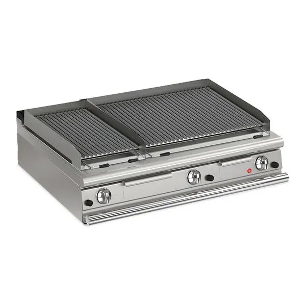 Baron 3 Burner Gas Lava Rock Chargrill - Q90GLT/G1200 Mattys