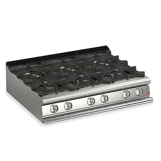 Cook Tops Baron 6 Burner Gas Cook - Q90PC/G1205 Mattys