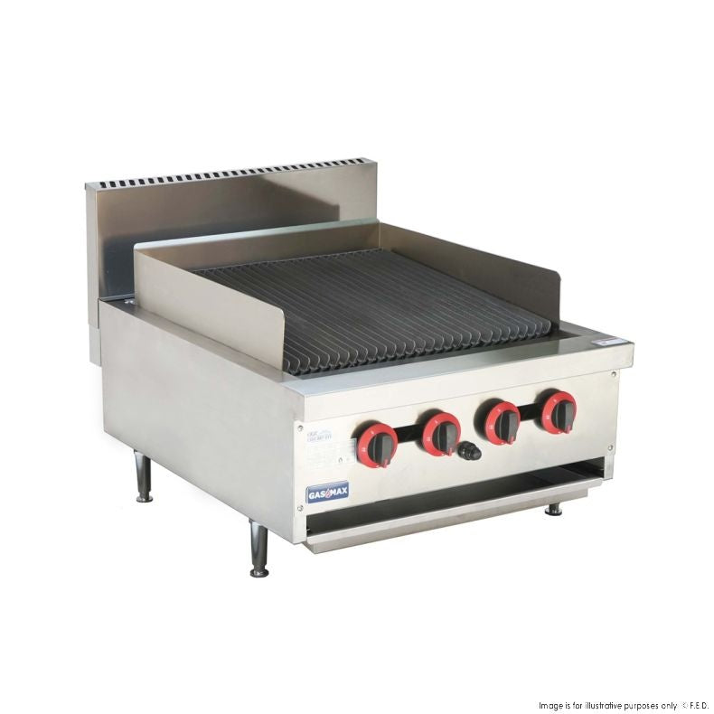 F.E.D. GASMAX QR-24E Natural Gas 4 Burner Char Grill Top Mattys
