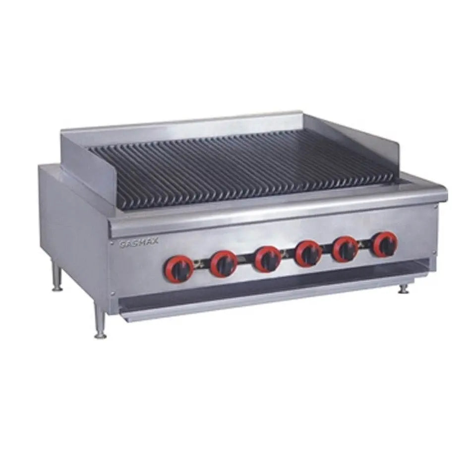 F.E.D. GASMAX LPG Gas 6 Burner Char Grill QR36ELPG Mattys