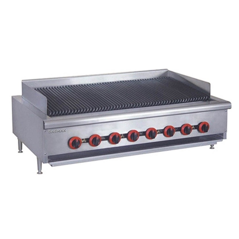 F.E.D. GASMAX QR-48ELPG Natural Gas 8 Burner Char Grill Top Mattys