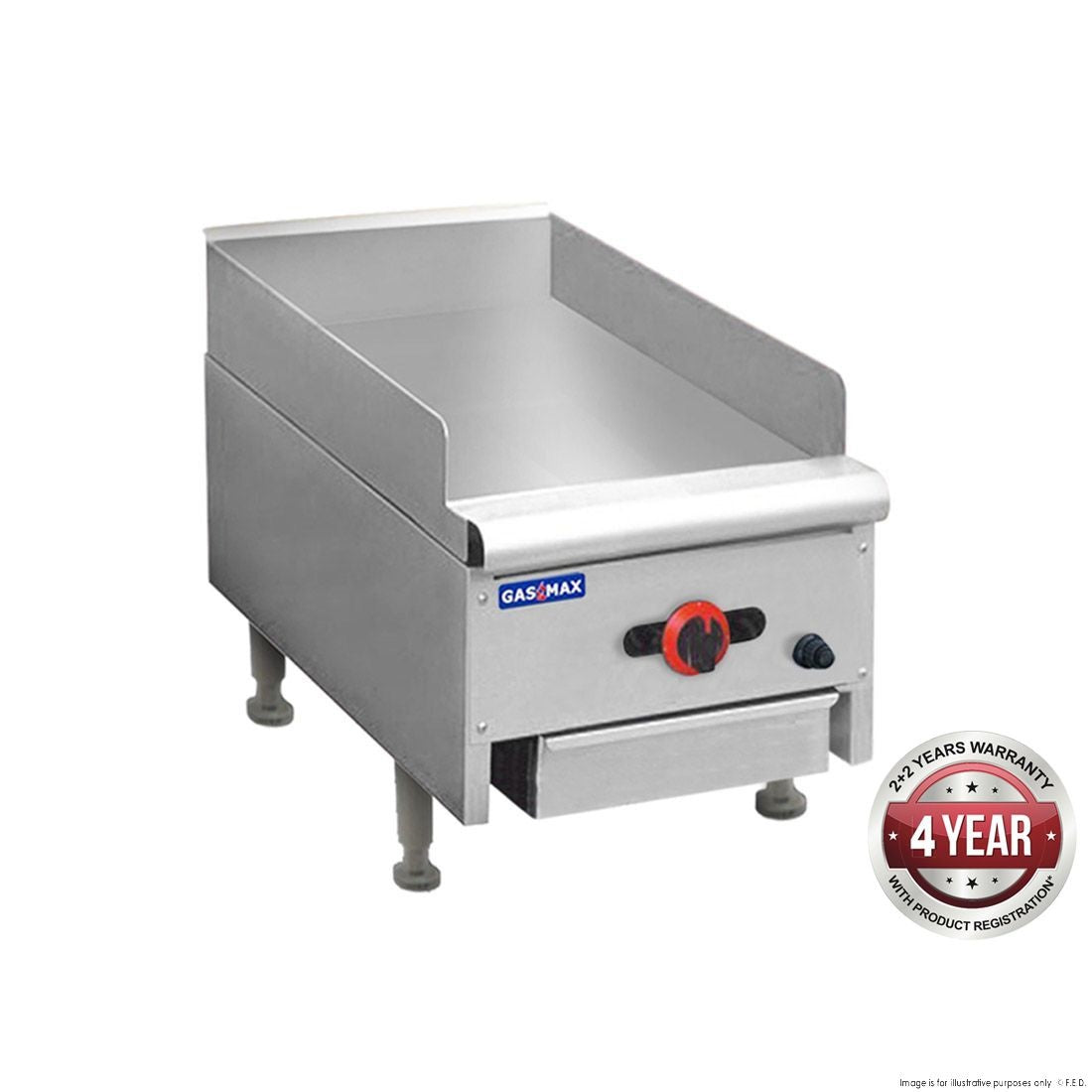 F.E.D. GASMAX RGT-16E Single Burner Griddle Top Mattys