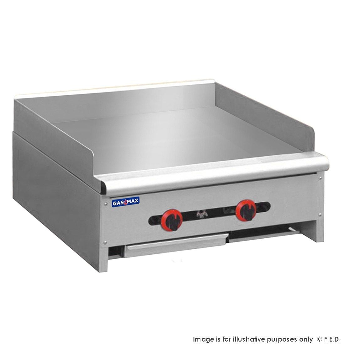 F.E.D. GASMAX Two burner griddle LPG RGT24ELPG Mattys