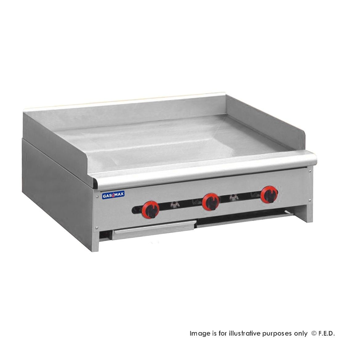 F.E.D. Gasmax RGT-36E Three Burner Griddle Mattys