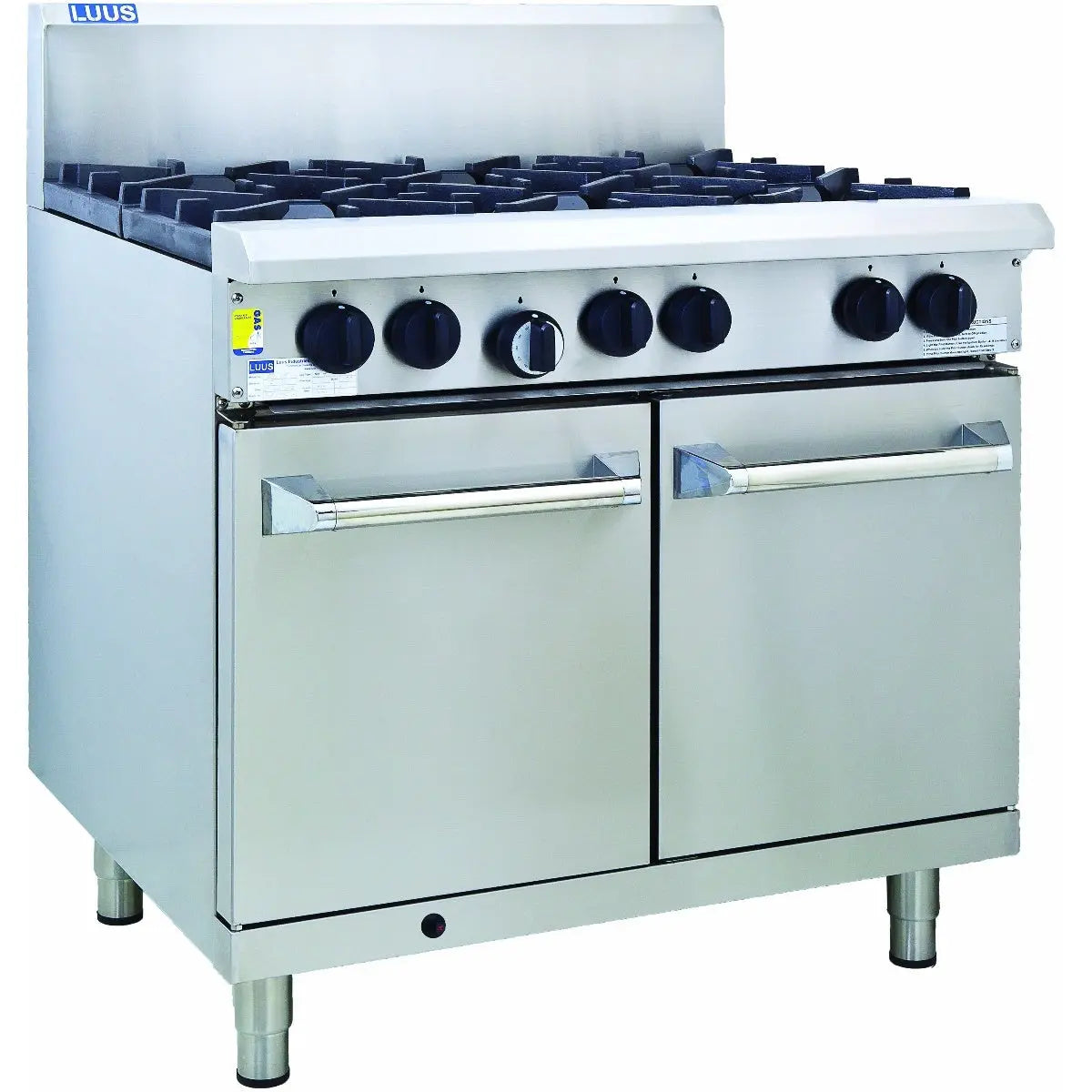 Luus 900mm Oven With 4 Burners & 300mm Chargrill Professional Series - RS-4B3C Mattys