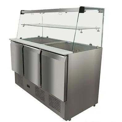 Refrigeration F.E.D. Temperate Thermaster Three Door Compact Workbench Food Sevice Fridge - S903GC Mattys