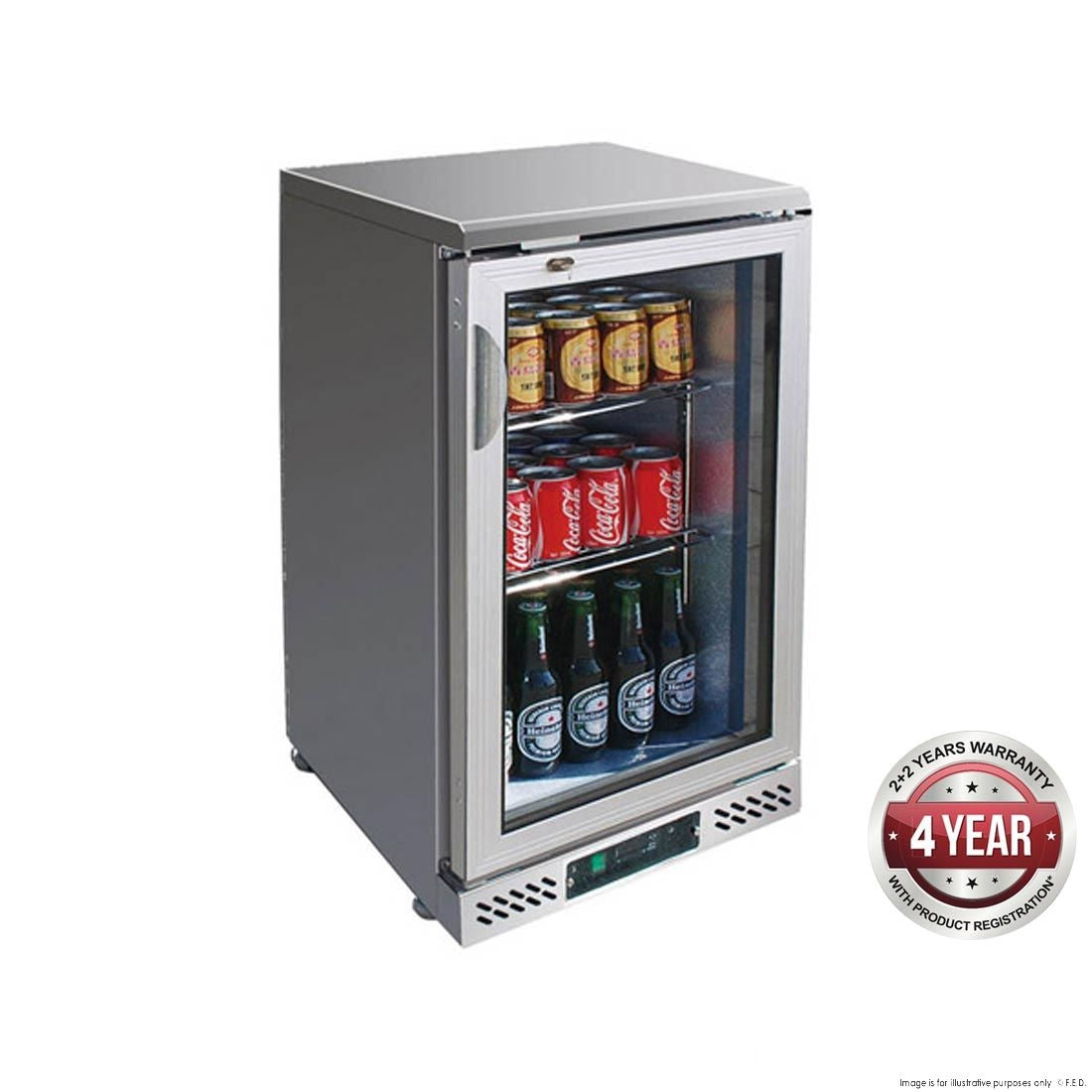 F.E.D. Thermaster SC148SG single door Stainless Steel Bar Cooler Mattys