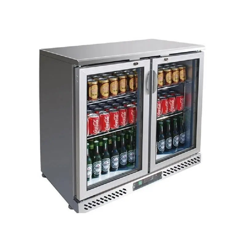 F.E.D. Temperate Thermaster Two Door SS Drink Cooler - SC248SG Mattys