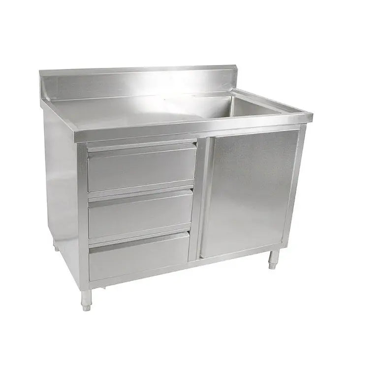 Benches F.E.D. Modular Systems Cabinet with Right Sink SC61200RH Mattys